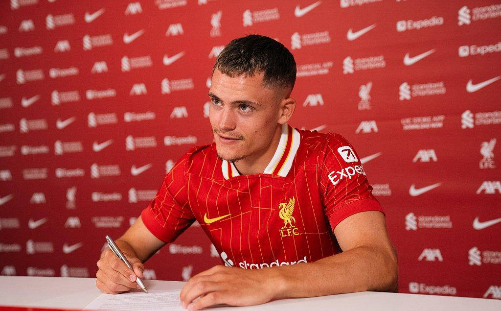 德甲超新星加盟利物浦：球队核心地位是最高追求